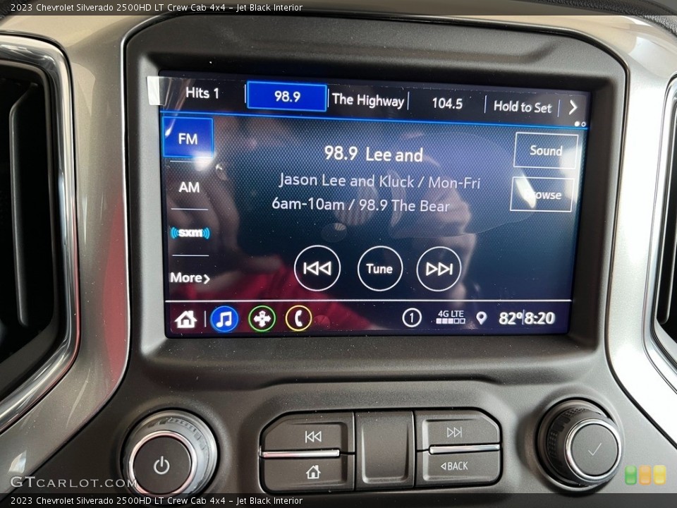 Jet Black Interior Controls for the 2023 Chevrolet Silverado 2500HD LT Crew Cab 4x4 #146149317