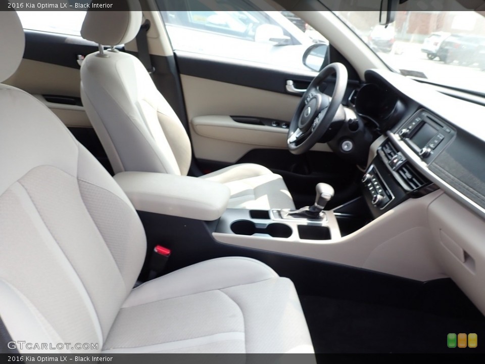 Black Interior Front Seat for the 2016 Kia Optima LX #146149488
