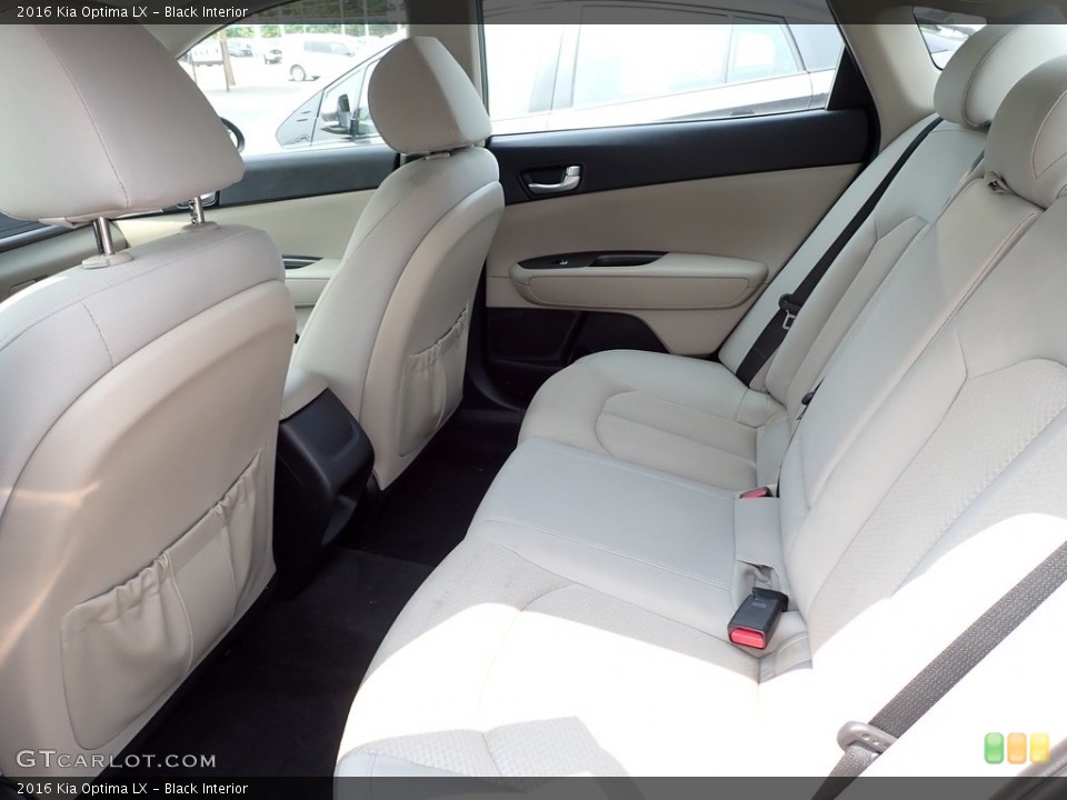 Black Interior Rear Seat for the 2016 Kia Optima LX #146149527