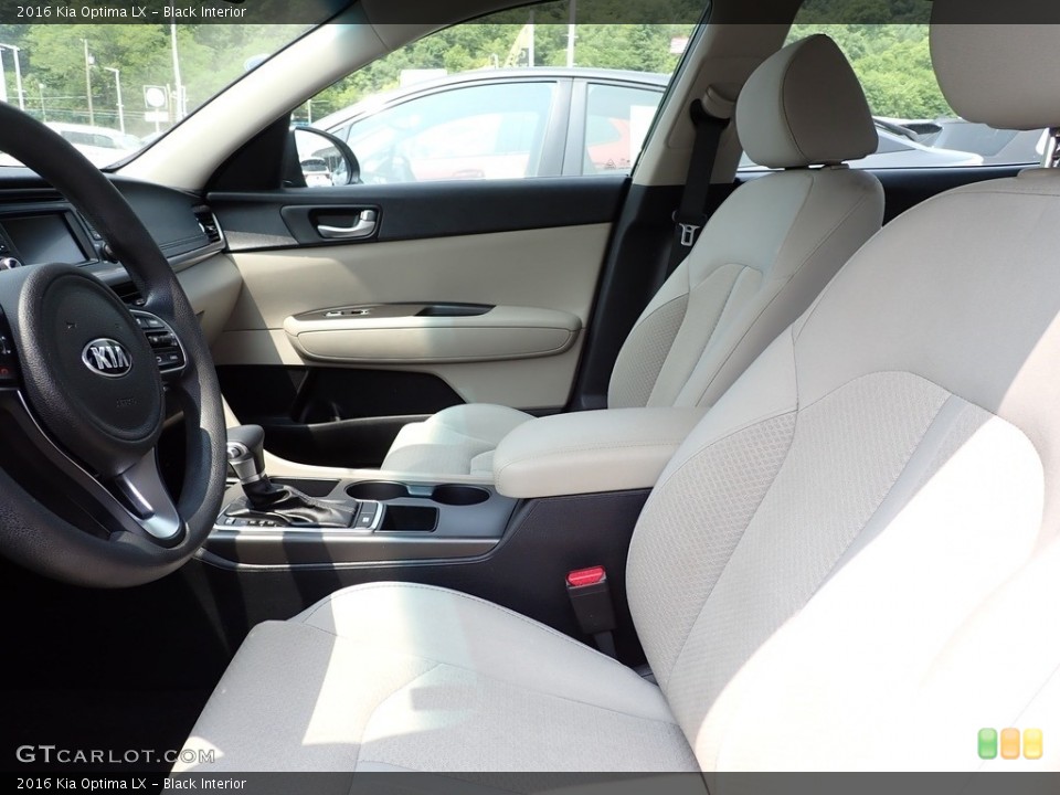 Black Interior Front Seat for the 2016 Kia Optima LX #146149551