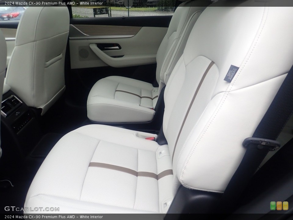 White Interior Rear Seat for the 2024 Mazda CX-90 Premium Plus AWD #146149868