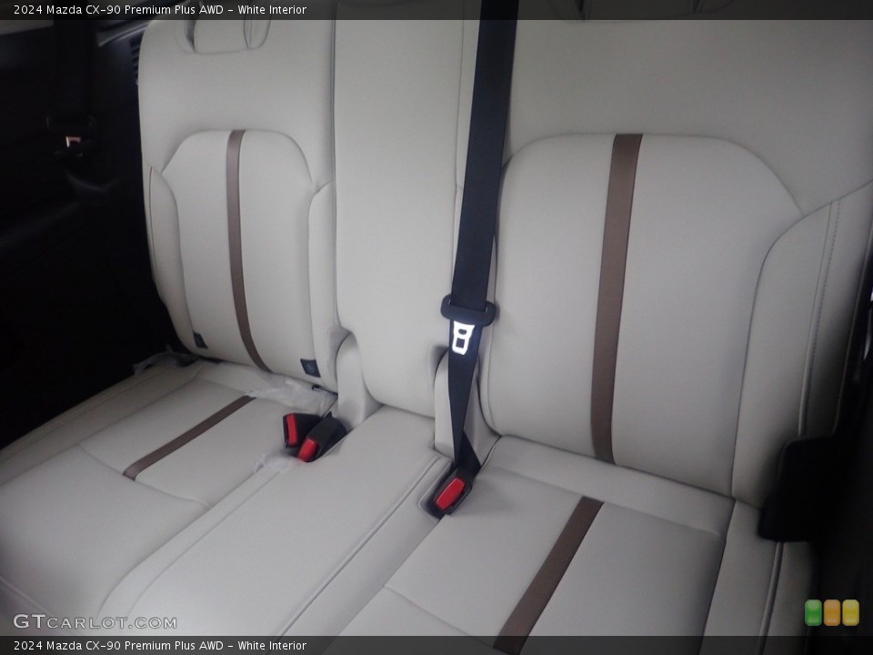 White Interior Rear Seat for the 2024 Mazda CX-90 Premium Plus AWD #146149890