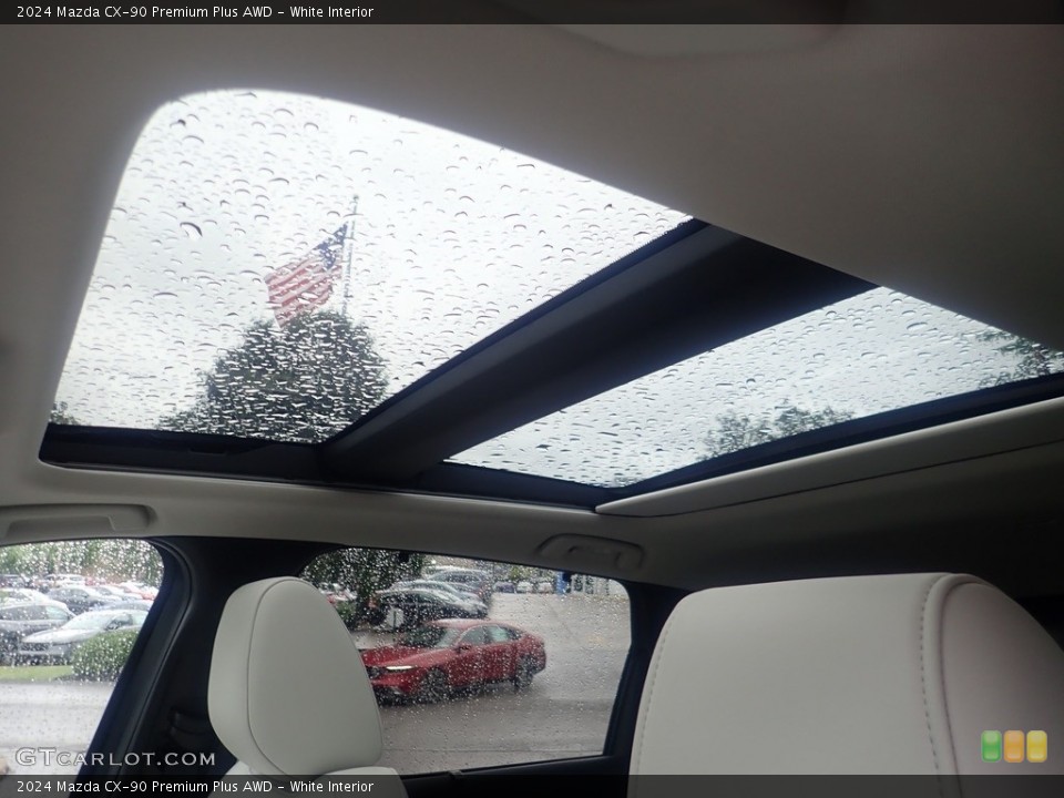 White Interior Sunroof for the 2024 Mazda CX-90 Premium Plus AWD #146149971