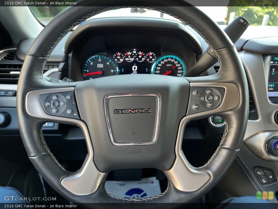 Jet Black Interior Steering Wheel for the 2019 GMC Yukon Denali #146150217