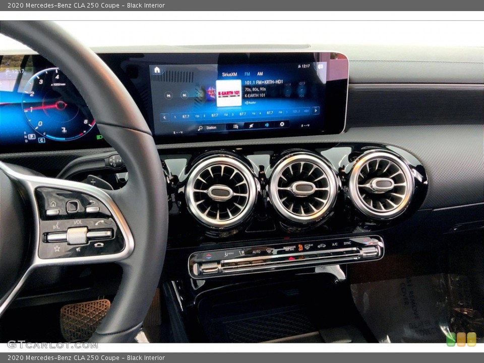 Black Interior Controls for the 2020 Mercedes-Benz CLA 250 Coupe #146150304