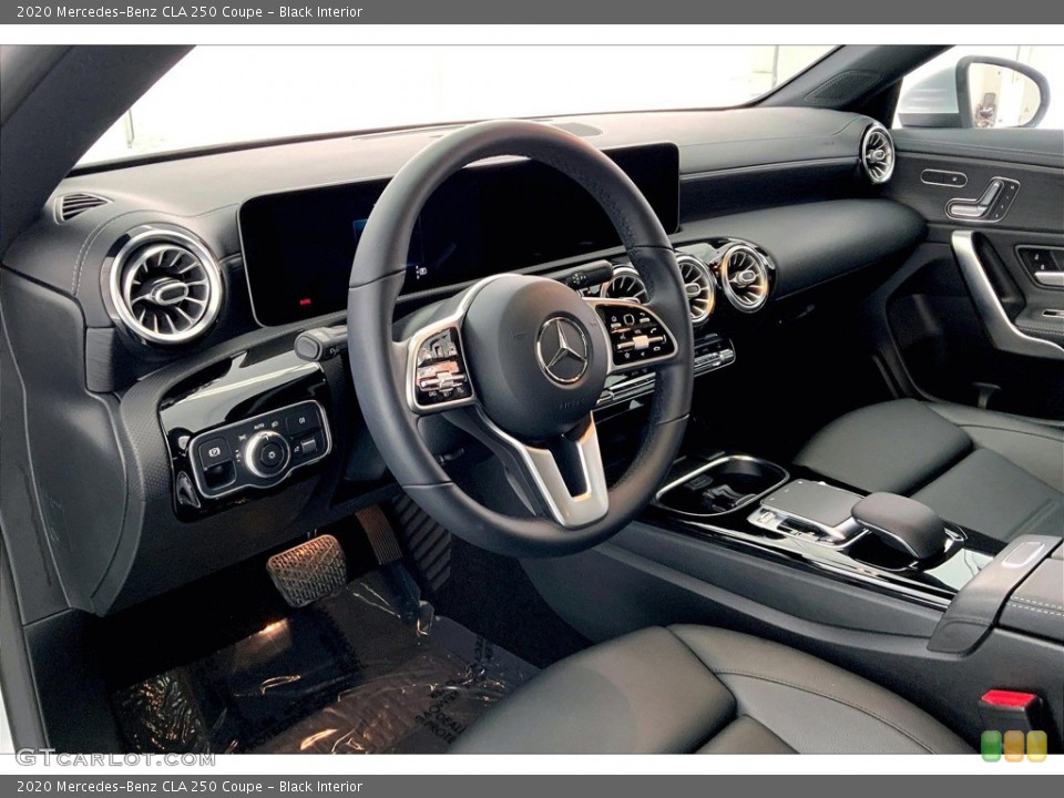 Black Interior Dashboard for the 2020 Mercedes-Benz CLA 250 Coupe #146150526