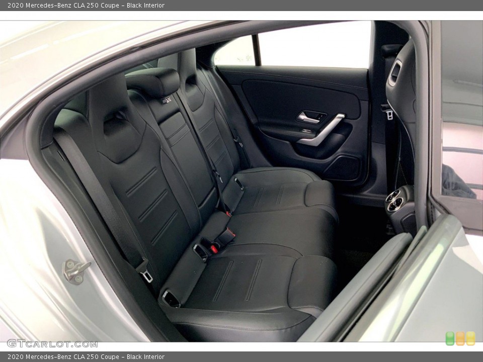 Black Interior Rear Seat for the 2020 Mercedes-Benz CLA 250 Coupe #146150622