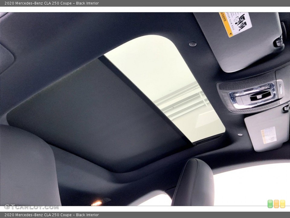 Black Interior Sunroof for the 2020 Mercedes-Benz CLA 250 Coupe #146150736