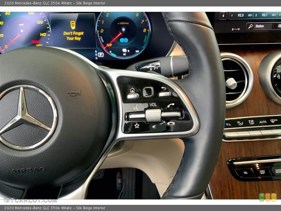 Silk Beige Interior Steering Wheel for the 2020 Mercedes-Benz GLC 350e 4Matic #146152548