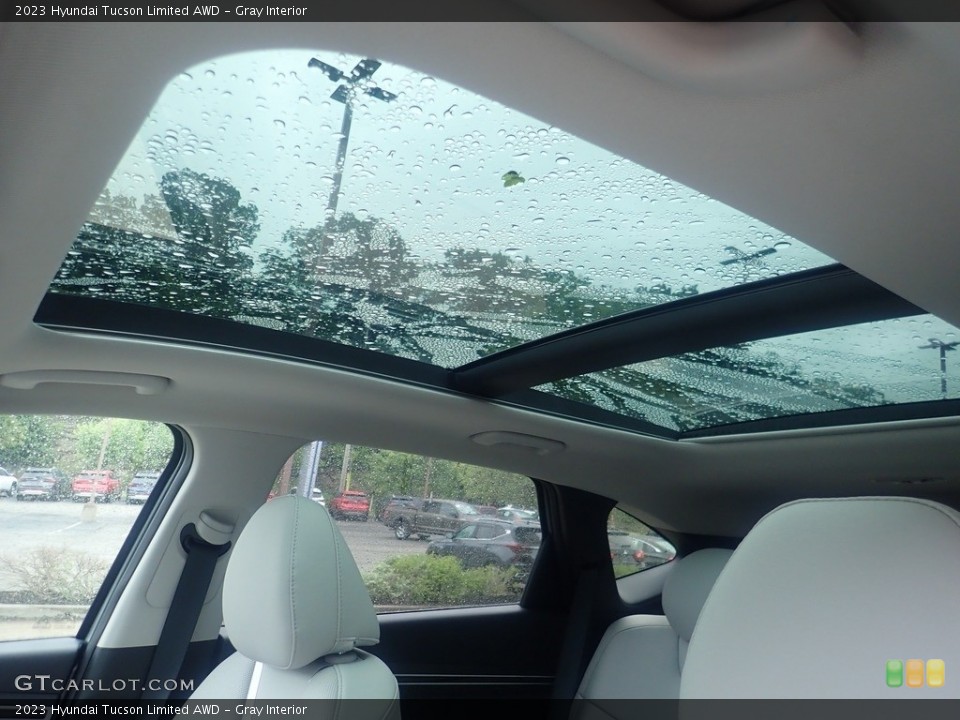 Gray Interior Sunroof for the 2023 Hyundai Tucson Limited AWD #146153667