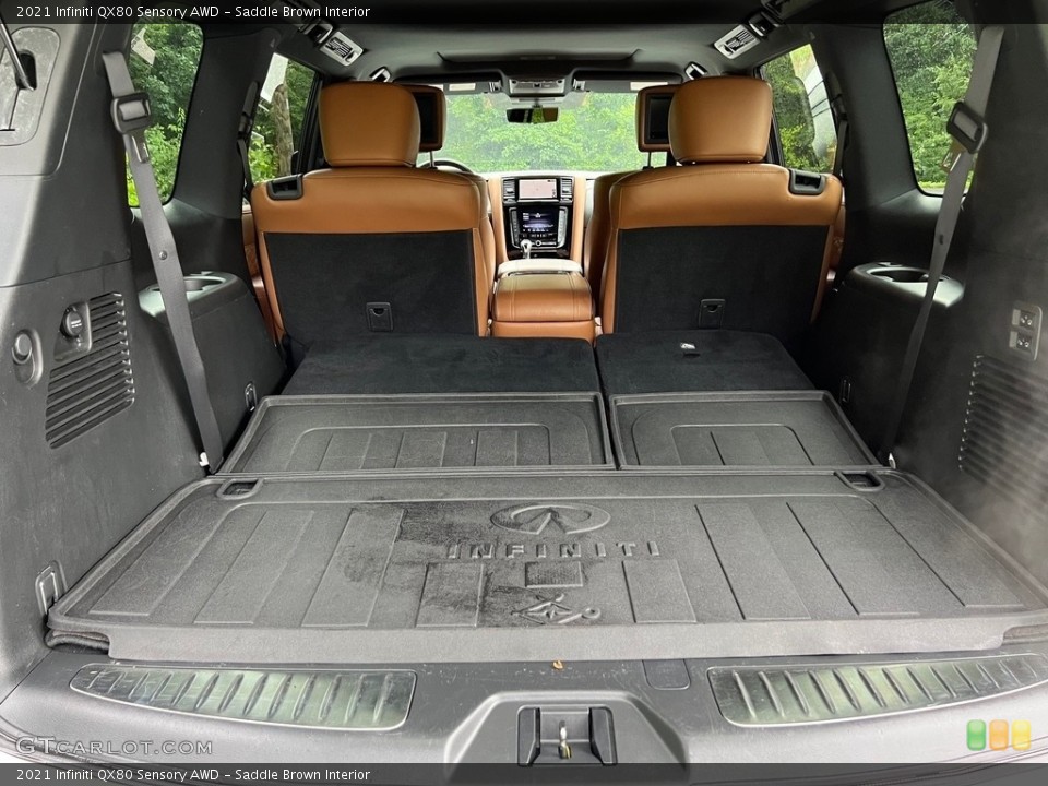 Saddle Brown Interior Trunk for the 2021 Infiniti QX80 Sensory AWD #146153847
