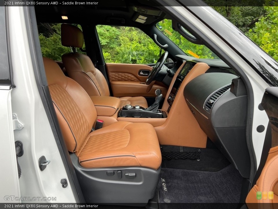 Saddle Brown Interior Photo for the 2021 Infiniti QX80 Sensory AWD #146153937