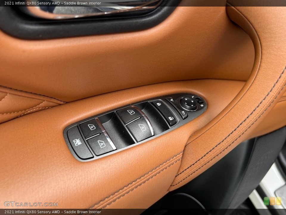Saddle Brown Interior Door Panel for the 2021 Infiniti QX80 Sensory AWD #146154006