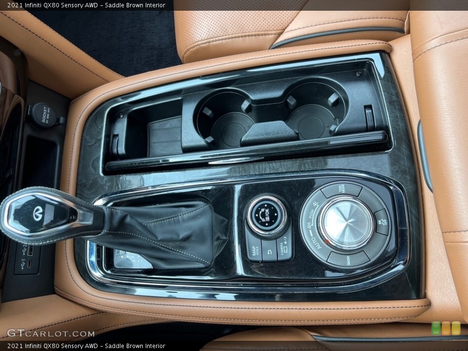 Saddle Brown Interior Transmission for the 2021 Infiniti QX80 Sensory AWD #146154354