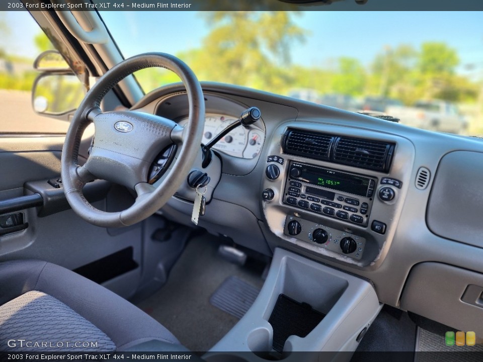 Medium Flint Interior Dashboard for the 2003 Ford Explorer Sport Trac XLT 4x4 #146154381
