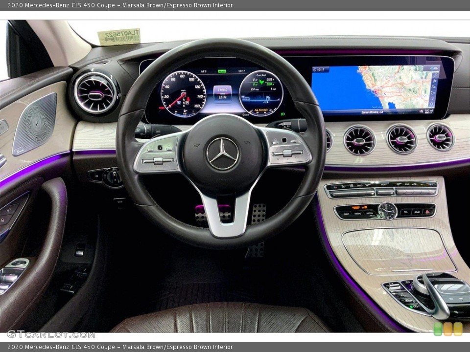 Marsala Brown/Espresso Brown Interior Dashboard for the 2020 Mercedes-Benz CLS 450 Coupe #146155449