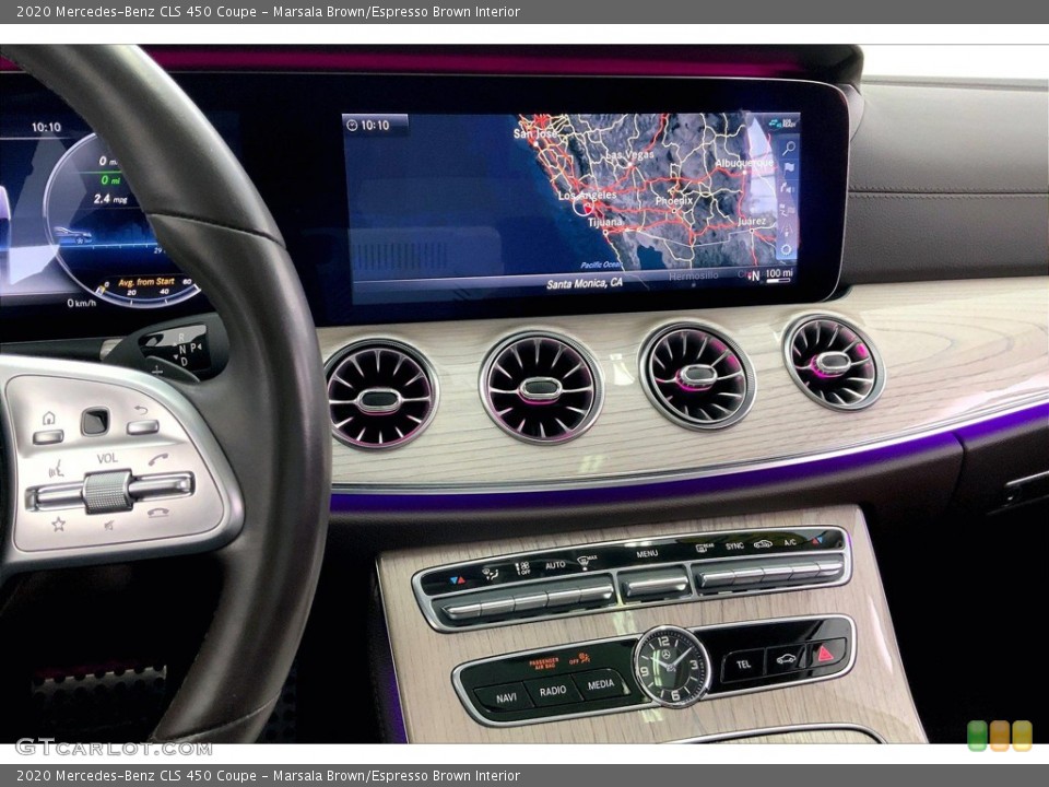 Marsala Brown/Espresso Brown Interior Controls for the 2020 Mercedes-Benz CLS 450 Coupe #146155470