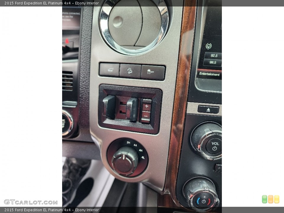 Ebony Interior Controls for the 2015 Ford Expedition EL Platinum 4x4 #146155734
