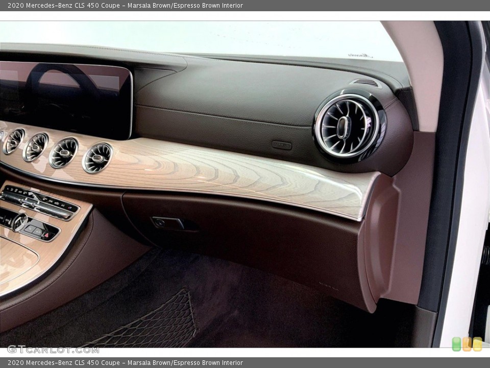 Marsala Brown/Espresso Brown Interior Dashboard for the 2020 Mercedes-Benz CLS 450 Coupe #146155815