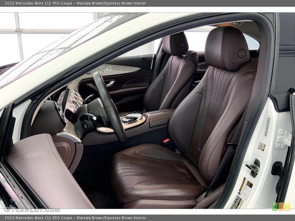 Marsala Brown/Espresso Brown Interior Front Seat for the 2020 Mercedes-Benz CLS 450 Coupe #146155868