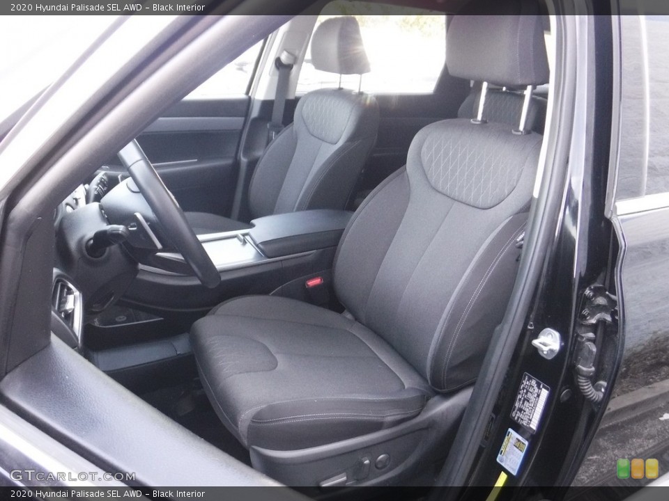 Black 2020 Hyundai Palisade Interiors