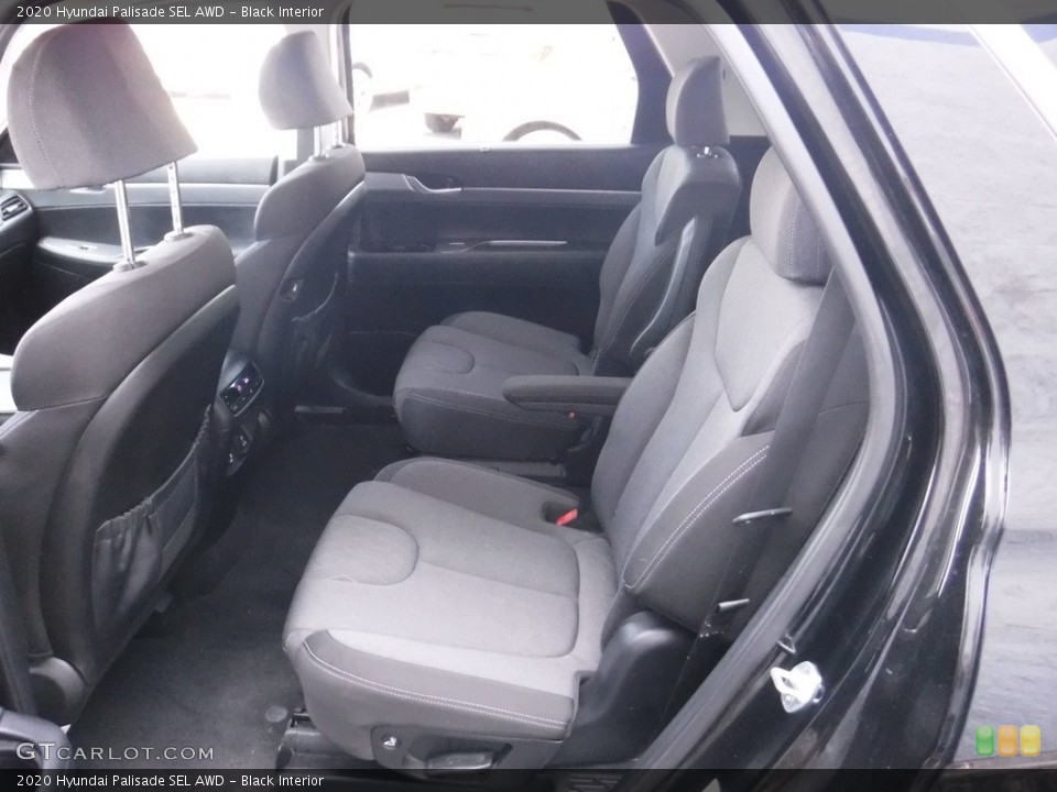 Black Interior Rear Seat for the 2020 Hyundai Palisade SEL AWD #146156238