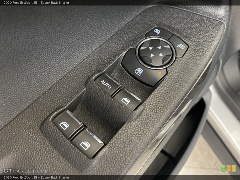 Ebony Black Interior Controls for the 2020 Ford EcoSport SE #146156248