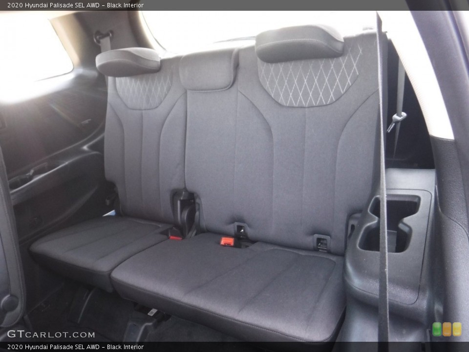 Black Interior Rear Seat for the 2020 Hyundai Palisade SEL AWD #146156272