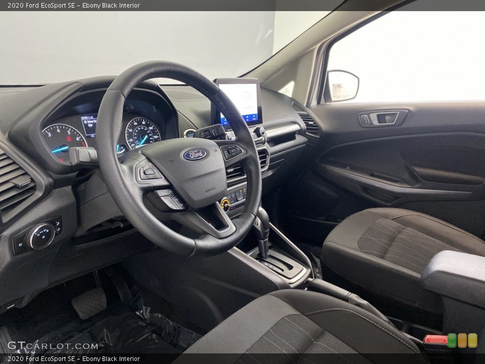 Ebony Black Interior Photo for the 2020 Ford EcoSport SE #146156298