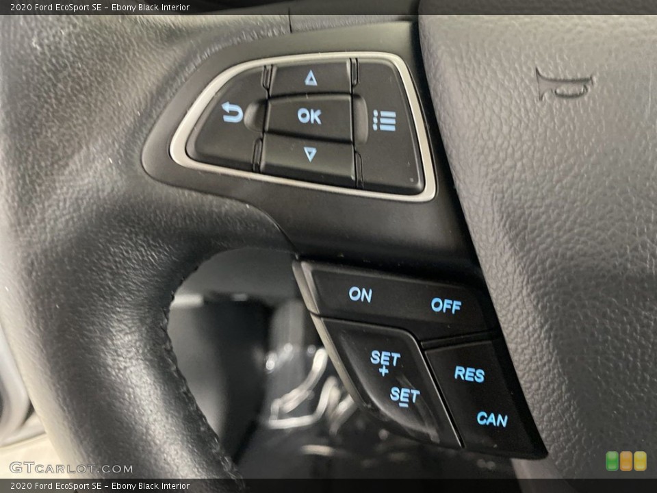 Ebony Black Interior Steering Wheel for the 2020 Ford EcoSport SE #146156364