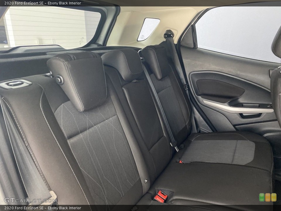 Ebony Black Interior Rear Seat for the 2020 Ford EcoSport SE #146156790