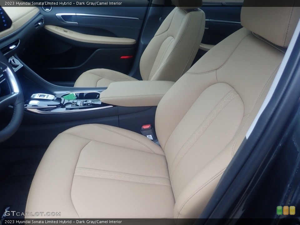 Dark Gray/Camel Interior Front Seat for the 2023 Hyundai Sonata Limited Hybrid #146157054