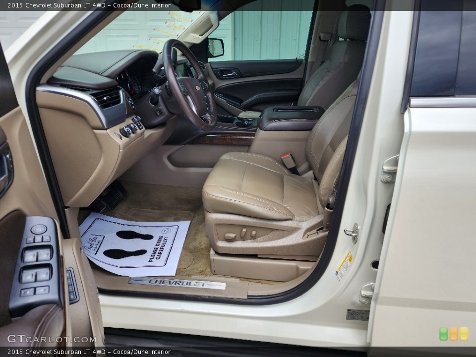 Cocoa/Dune Interior Front Seat for the 2015 Chevrolet Suburban LT 4WD #146157705