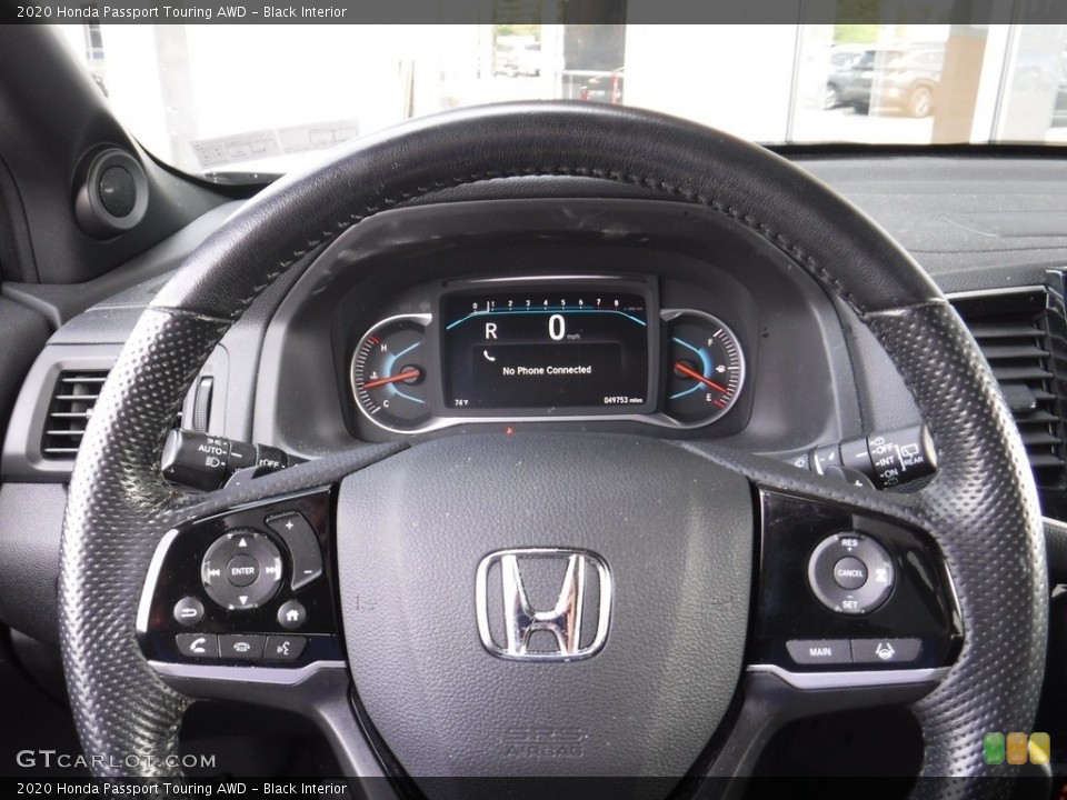 Black Interior Steering Wheel for the 2020 Honda Passport Touring AWD #146157780