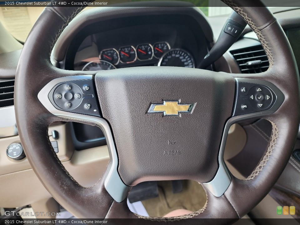 Cocoa/Dune Interior Steering Wheel for the 2015 Chevrolet Suburban LT 4WD #146157915