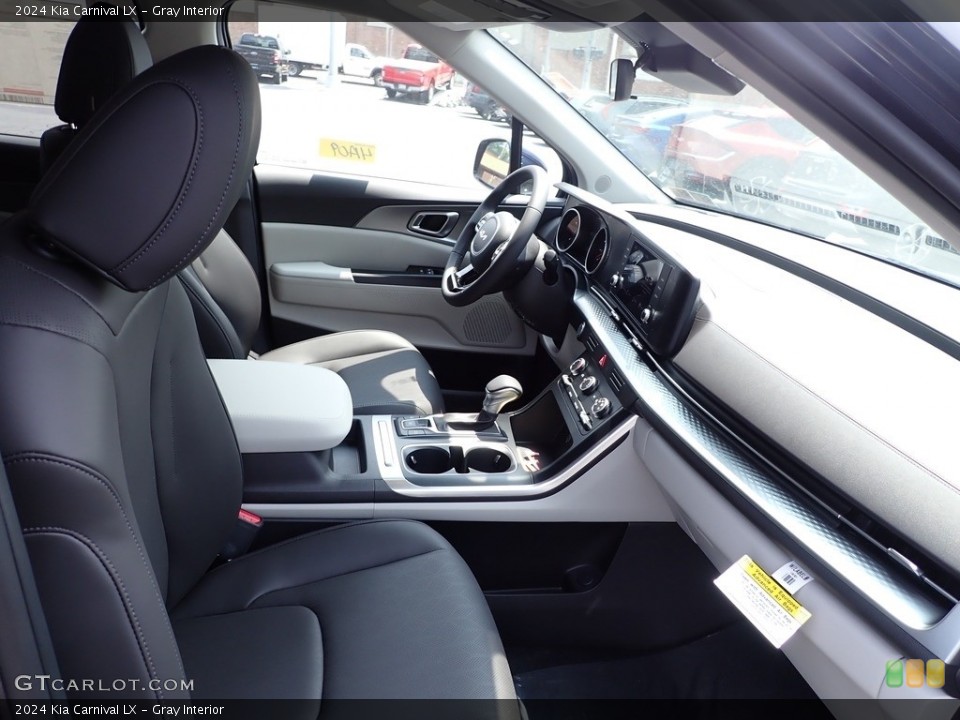Gray Interior Front Seat for the 2024 Kia Carnival LX #146158527