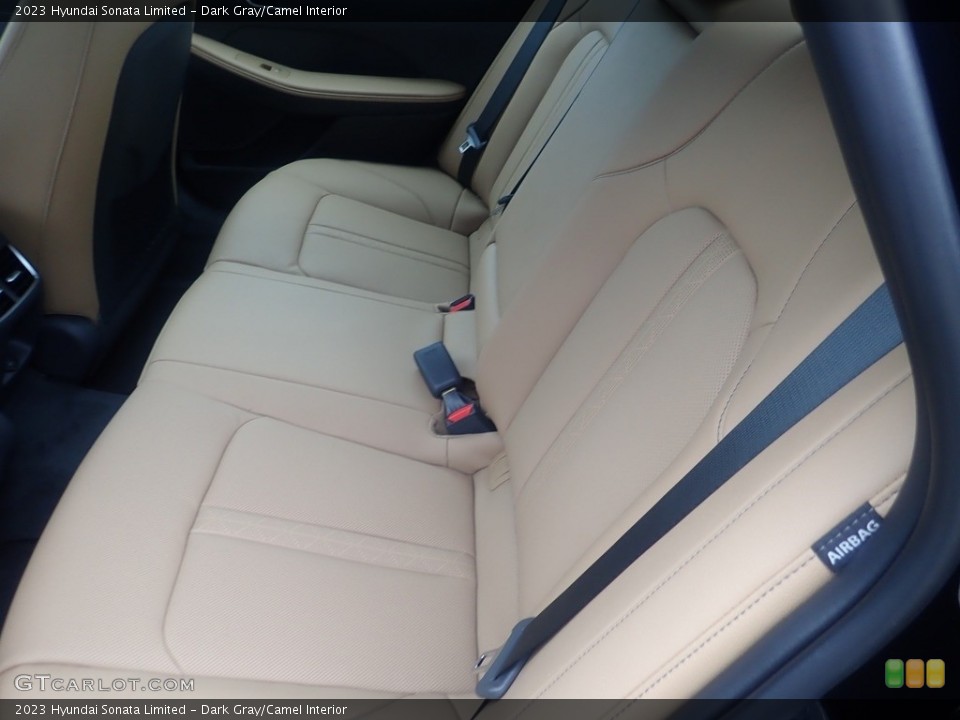 Dark Gray/Camel Interior Rear Seat for the 2023 Hyundai Sonata Limited #146158962