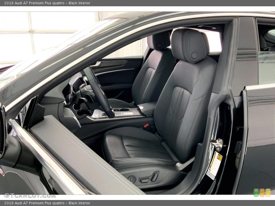 Black Interior Front Seat for the 2019 Audi A7 Premium Plus quattro #146159299
