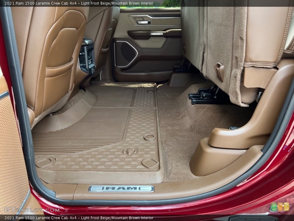 Light Frost Beige/Mountain Brown Interior Rear Seat for the 2021 Ram 1500 Laramie Crew Cab 4x4 #146159505