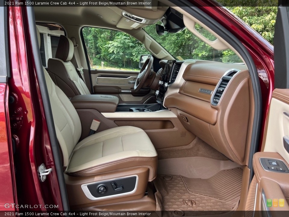 Light Frost Beige/Mountain Brown 2021 Ram 1500 Interiors