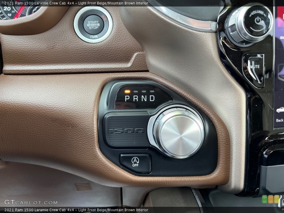 Light Frost Beige/Mountain Brown Interior Transmission for the 2021 Ram 1500 Laramie Crew Cab 4x4 #146159649