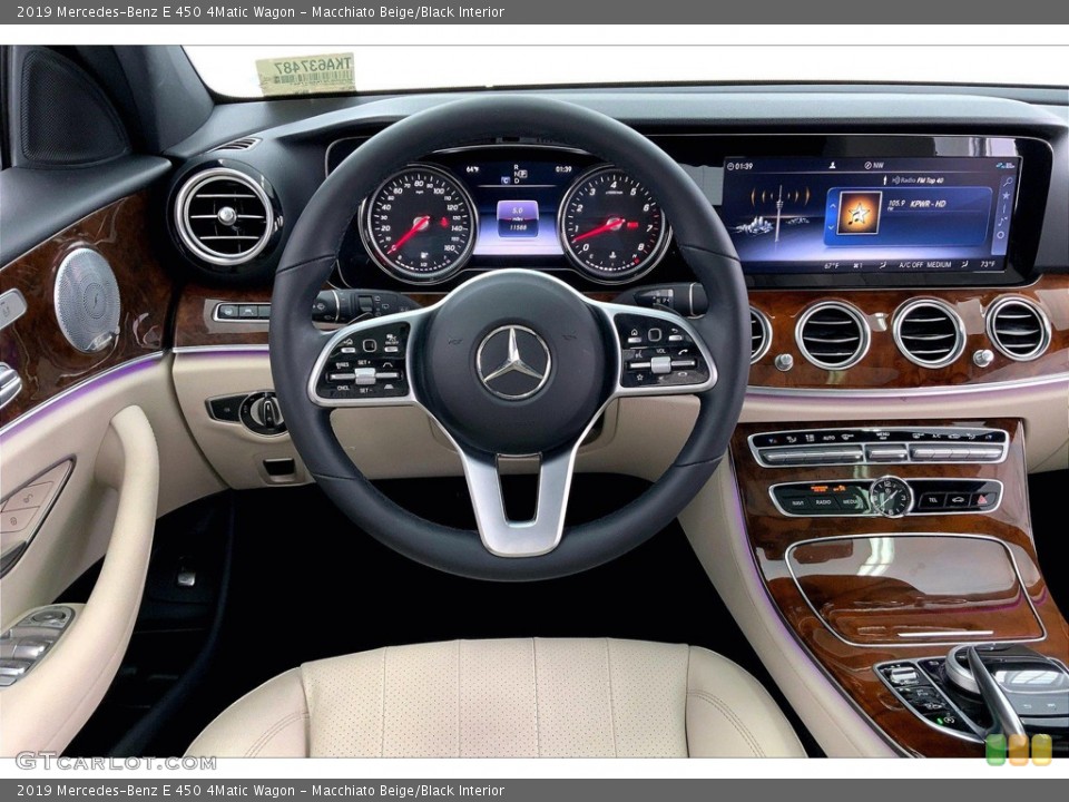 Macchiato Beige/Black Interior Dashboard for the 2019 Mercedes-Benz E 450 4Matic Wagon #146160648
