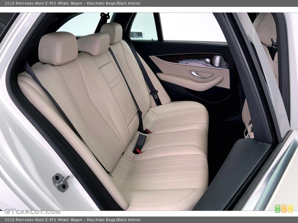 Macchiato Beige/Black Interior Rear Seat for the 2019 Mercedes-Benz E 450 4Matic Wagon #146161005