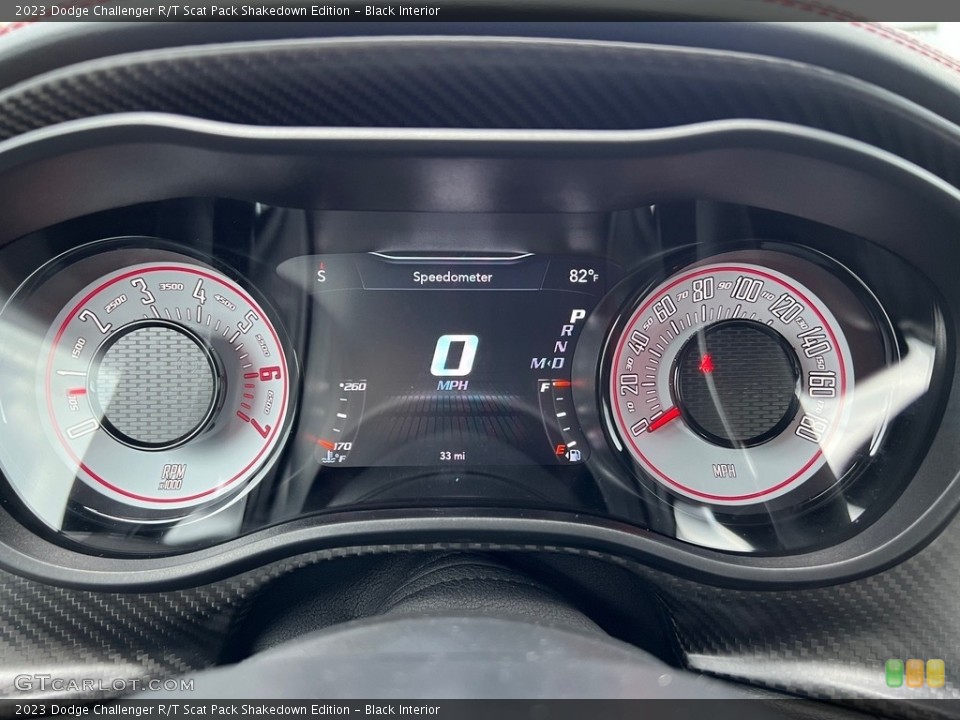 Black Interior Gauges for the 2023 Dodge Challenger R/T Scat Pack Shakedown Edition #146161071