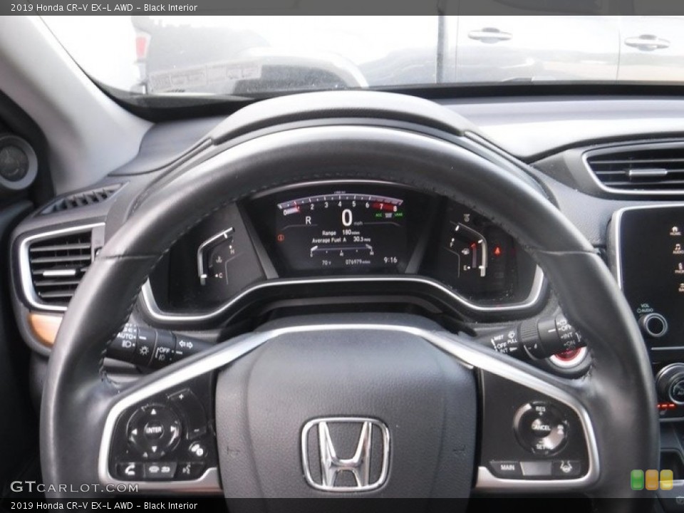Black Interior Steering Wheel for the 2019 Honda CR-V EX-L AWD #146161221