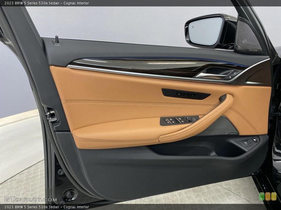 Cognac Interior Door Panel for the 2023 BMW 5 Series 530e Sedan #146161620