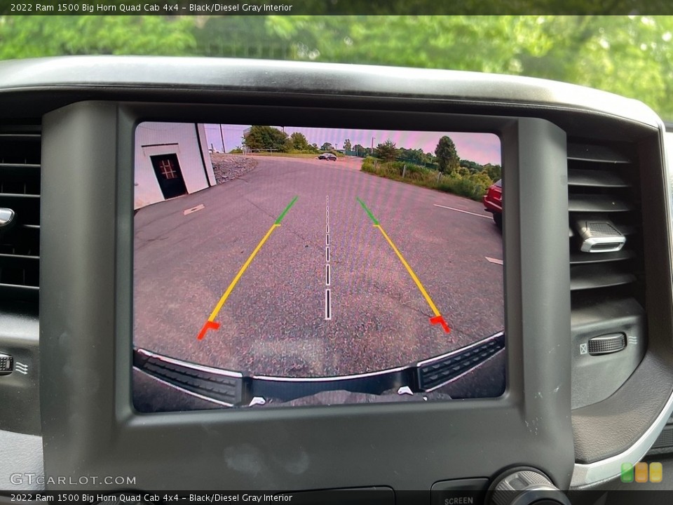 Black/Diesel Gray Interior Controls for the 2022 Ram 1500 Big Horn Quad Cab 4x4 #146161887