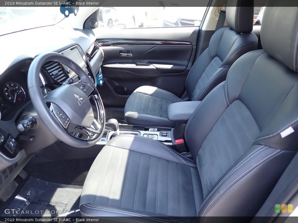 Black Interior Front Seat for the 2019 Mitsubishi Outlander SE S-AWC #146161941