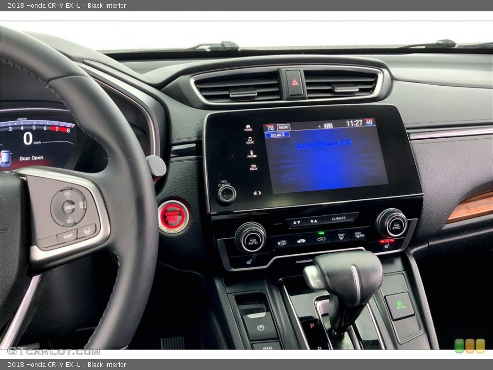 Black Interior Controls for the 2018 Honda CR-V EX-L #146162322