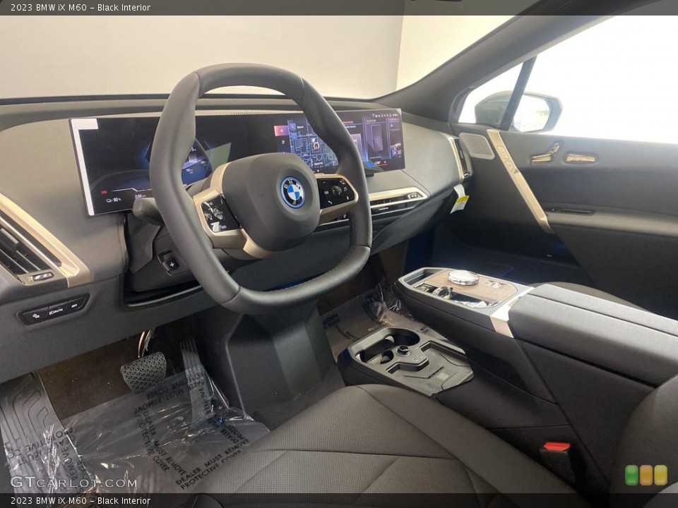 Black Interior Front Seat for the 2023 BMW iX M60 #146162325